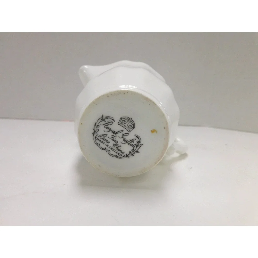 Royal Grafton Fine Bone China Creamer & Sugar Bowl  Pink Floral Gold Trim DW707